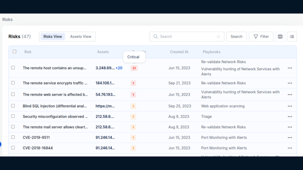 Automated PenTest UI Firecompass