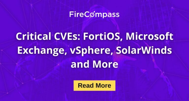 Critical CVEs: FortiOS, Microsoft Exchange, vSphere, SolarWinds and More
