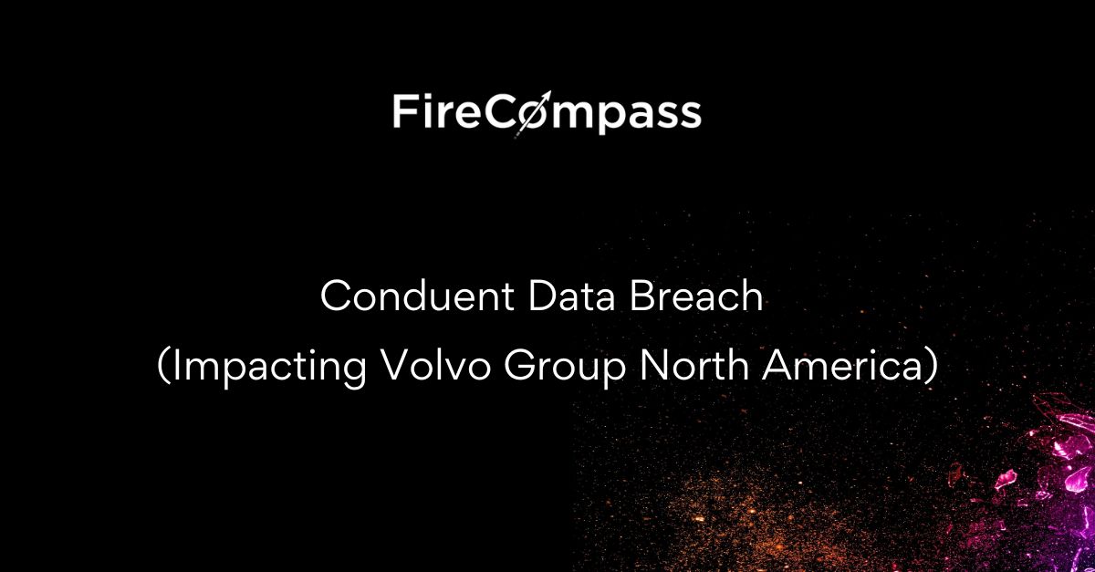 Conduent Data Breach (Impacting Volvo Group North America)