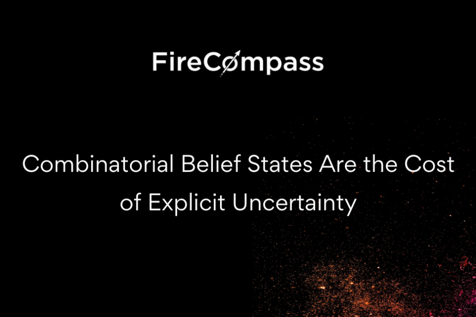 Combinatorial Belief States Are the Cost of Explicit Uncertainty