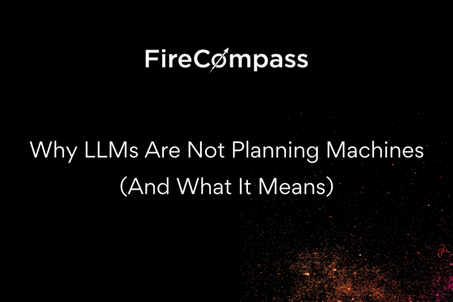 Diagram depicting why large language models fail at real system planning due to implicit averaging.