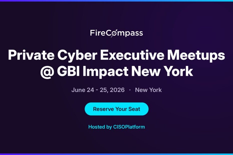 Private CISO and Cyber Executive Dinner New York 2026 Invitation by FireCompass