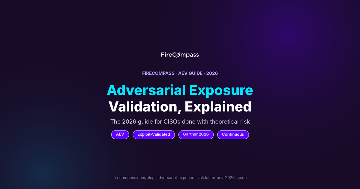 Adversarial Exposure Validation (AEV): The 2026 Guide for CISOs Who Are Done With Theoretical Risk