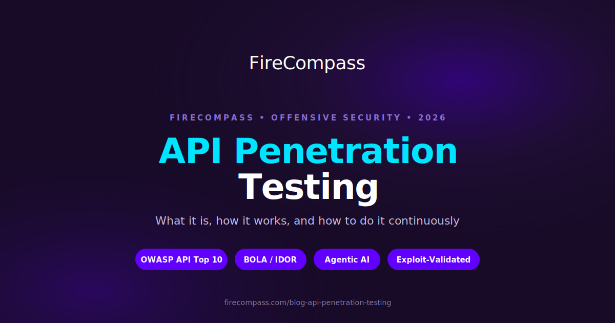 API Penetration Testing: What It Is, How It Works, and How to Do It Continuously