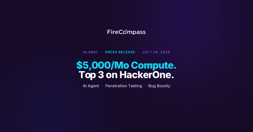 FireCompass AI Pentest Agent Reaches HackerOne Top 3 Leaderboard Cover