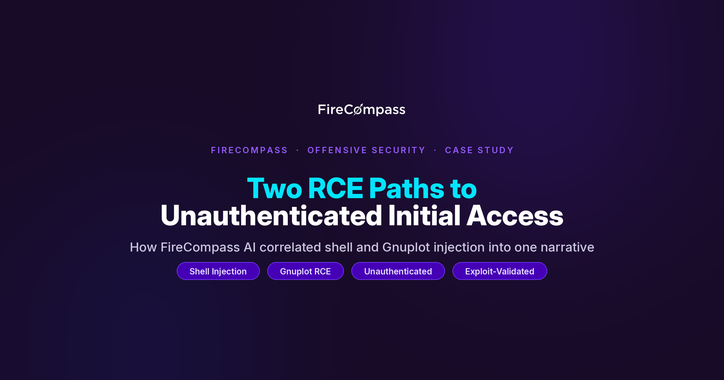 From Discovery to Initial Access: How FireCompass AI Agent Identified Multiple Remote Code Execution Paths