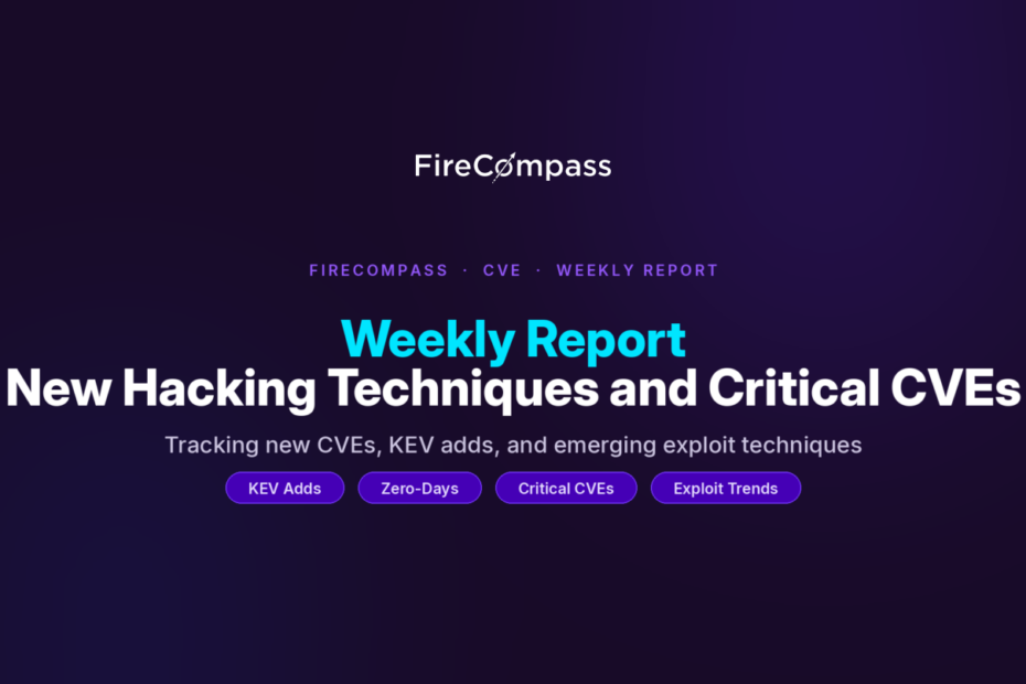 Critical CVEs and New Hacking Techniques Weekly Report Cover (31 Aug to 06 Sep 2026)