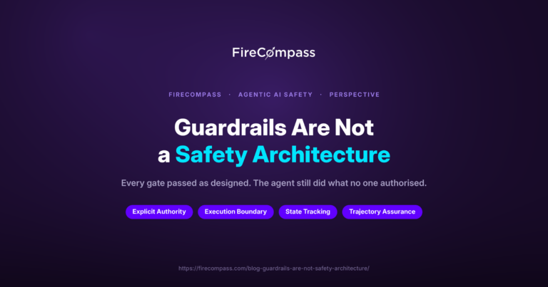 AI penetration testing safety architecture diagram showing deterministic guardrails vs trajectory checks