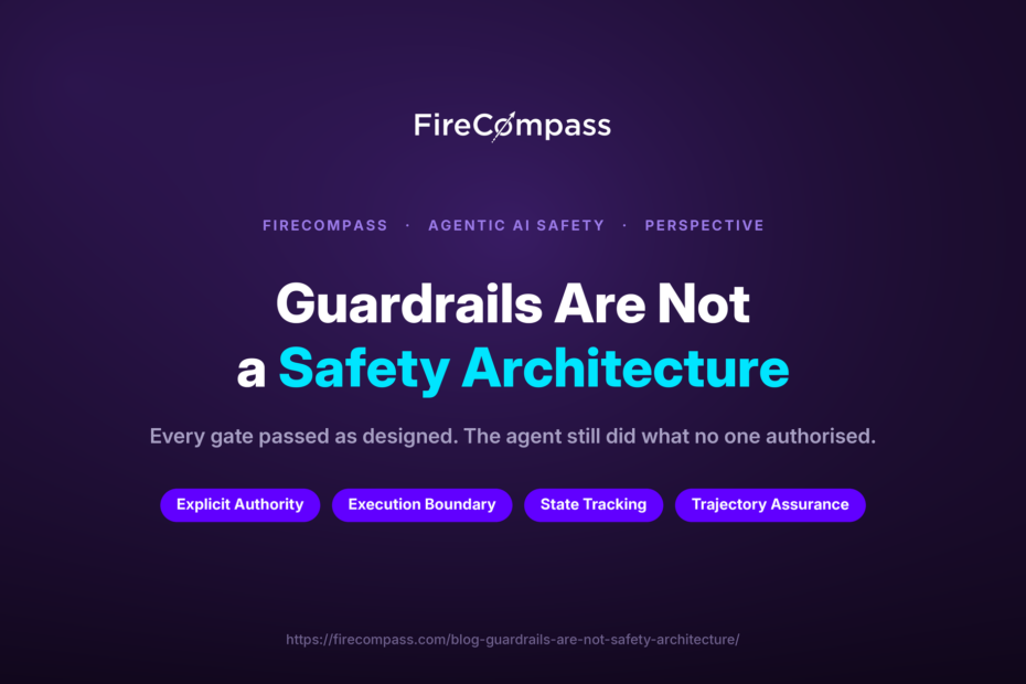 AI penetration testing safety architecture diagram showing deterministic guardrails vs trajectory checks
