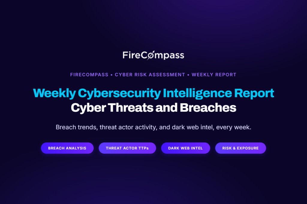 Weekly Cybersecurity Intelligence Report Cyber Threats and Breaches Cover