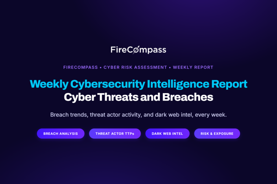 Weekly Cybersecurity Intelligence Report Cyber Threats and Breaches Cover