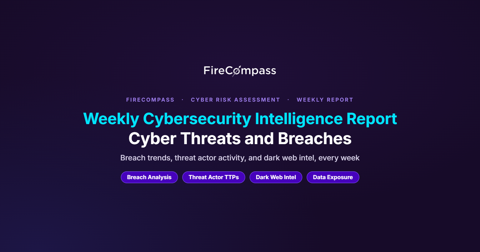 Weekly Cybersecurity Intelligence Report: Cyber Threats and Breaches 05 Oct to 11 Oct 2026