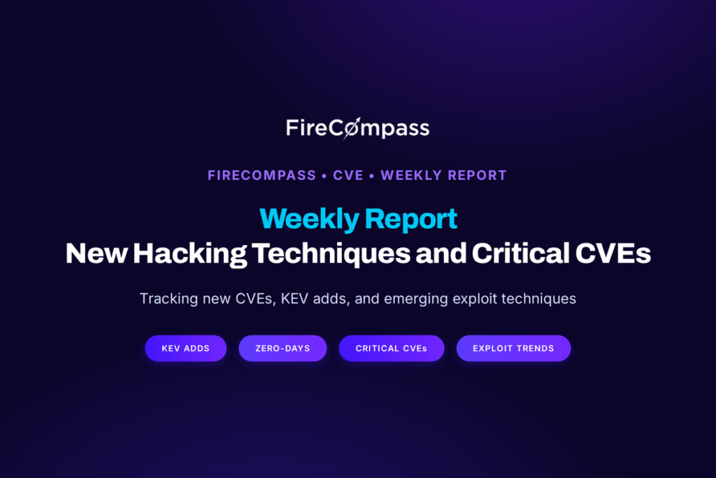 Weekly Report New Hacking Techniques and Critical CVEs cover